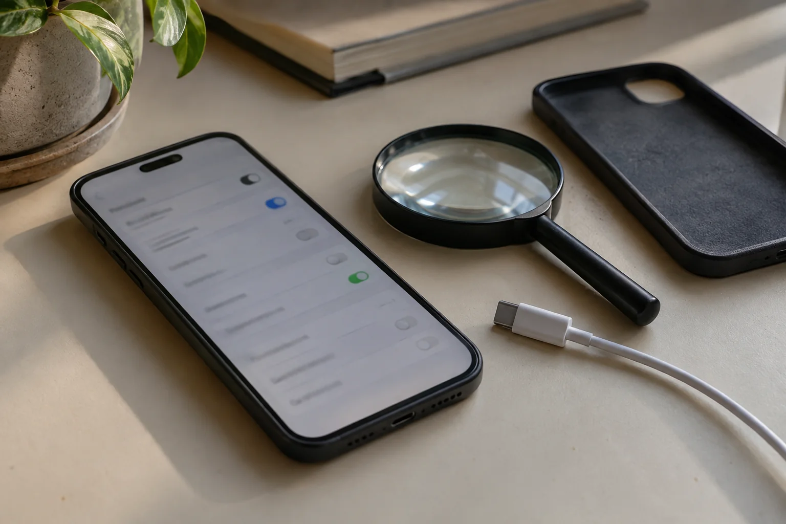 Telefondaki olağandışı izinler ne anlama geliyor? için örnek inceleme sahnesi